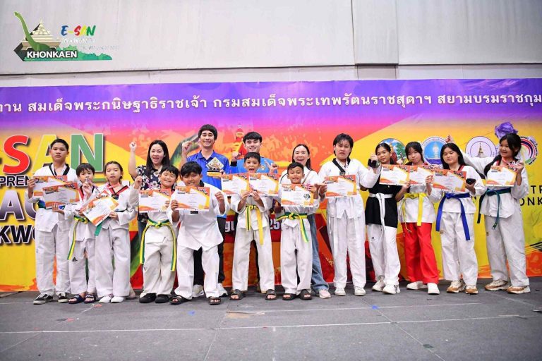 โรงเรียนสาธิตมหาวิทยาลัยราชภัฏร้อยเอ็ด ร่วมแข่งขันรายการ Khonkaen E-san Taekwondo Premier League 2025 สนามที่ 2